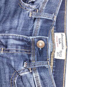 Abercrombie Kids Skinny Distressed Blue Jeans size Girls 11/12
